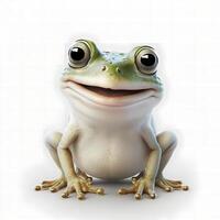 Frosch Tier Illustration ai generiert foto