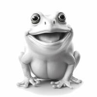 Frosch Tier Illustration ai generiert foto