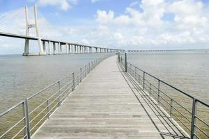 Brücke im Lissabon, Portugal foto