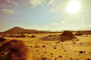 malerische Wüstenlandschaft foto