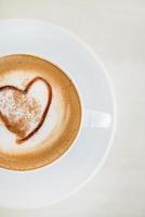 Tasse Latte-Kaffee foto