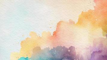 abstrakt Pastell- Aquarell Hintergrund auf Papier foto