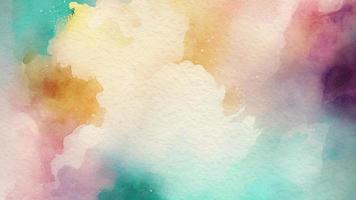 abstrakt Pastell- Aquarell Hintergrund auf Papier foto