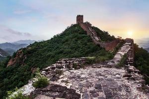 das großartig Mauer von China-7 Wunder von das Welt. foto