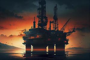 Öl Gas Industrie Geschäft foto