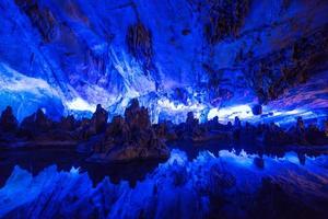 Schilf Flöte Höhle beim guilin, Gunagxi, China foto