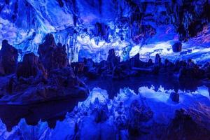 Schilf Flöte Höhle beim guilin, Gunagxi, China foto