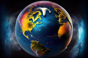 International Tag zum das Schutz von das Ozon Schicht 16 September ai generiert foto