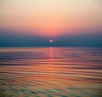 Mittelmeer Meer Sonnenaufgang im Truthahn foto