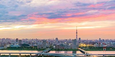 Stadtbild von Tokio foto