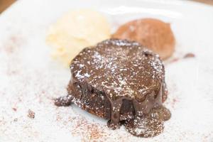 Schokoladen-Lava-Dessert