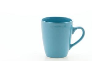 leere Kaffeetasse oder Kaffeetasse foto