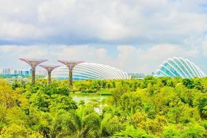 Garten an der Bucht in Singapur foto