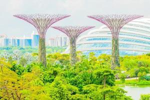 Garten an der Bucht in Singapur foto