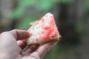 sengkulun, ein traditionell Essen von Indonesien foto