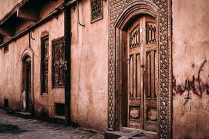 das Jahrhunderte alt Kashgar alt Stadt, Dorf ist gelegen im das Center von Kashgar. foto