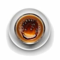 Kaffee Stil Illustration ai generiert foto