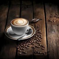 Kaffee Illustration ai generiert foto