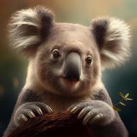 Koala Illustration ai generiert foto