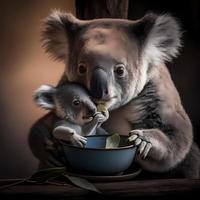 Koala Illustration ai generiert foto