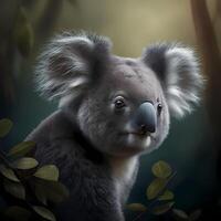 Koala Illustration ai generiert foto