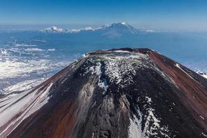 Krater von avacha Vulkan foto