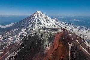 Krater von avacha Vulkan foto