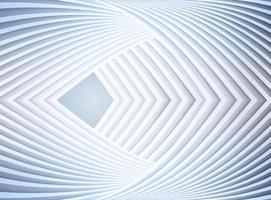 Weiß futuristisch Gebäude gebogen Linien künstlich hergestellt Raum 3d Rendern foto