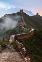 das großartig Mauer von China-7 Wunder von das Welt. foto