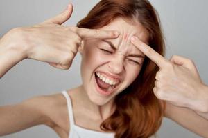 ziemlich Frau Hygiene Behandlung Kosmetologie Studio foto