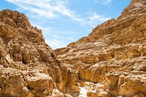 Canyon Valley mit blauem Himmel foto