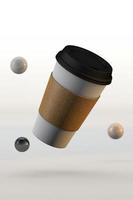 modern Kaffee Tasse zum zum Mitnehmen trinken foto
