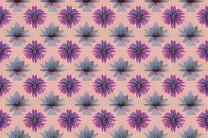 abstrakt Magenta oder lila natürlich Blume, Blumen, und Blätter nahtlos Muster Hintergrund. Blume und Blatt Clip Illustration Aquarell Textur Hintergrund. foto