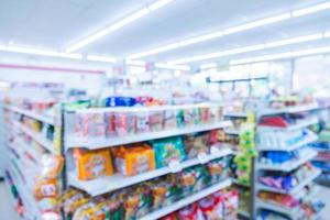 abstrakte Unschärfe Supermarkt foto