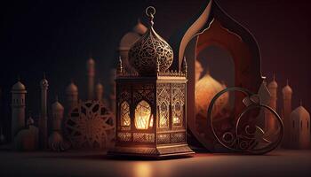 Ramadan Islam Urlaub Religion Illustration, generativ ai foto