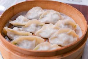 Knödel, das traditionell lokal Essen von China. foto