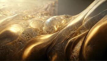 Luxus Gold Hintergrund. ai generiert. foto