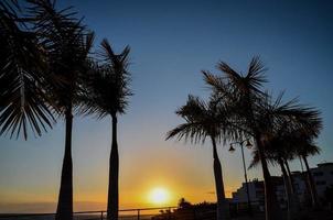 Küsten Sonnenuntergang Aussicht foto