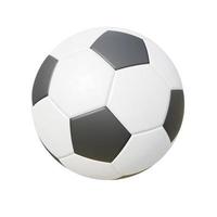 Neu Fußball Ball. 3d machen. foto