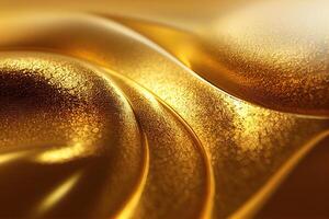 Luxus Gold Hintergrund. ai generiert. foto