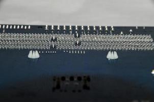 Detail von ein Schaltkreis Tafel foto