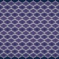 Blau geometrisch Spitze Muster Illustration Design foto