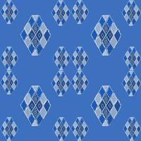 Blau geometrisch Muster Illustration Design foto