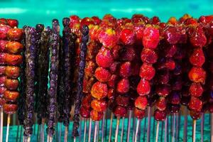 Seetang hallo oder Chinesisch schönreden Obst Stock. das Snack von China im das Winter. foto