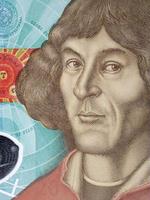 Nikolaus Kopernikus ein Porträt von Geld foto