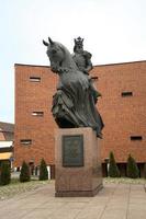 Monument zu König Kasimir iii das großartig im Bydgoszcz foto