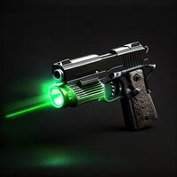 Laser- Gewehr generativ ai foto