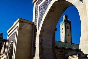 Moschee die Architektur im Marokko foto