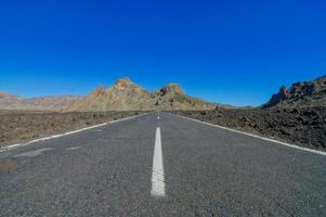 Straße auf dem Land foto