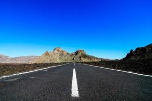 Straße auf dem Land foto